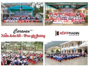 [24h.com.vn] Cửa thép vân gỗ Koffmann tổ chức chương trình Caravan: “Xuân đoàn kết – Trao yêu thương” lần 1