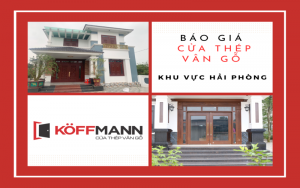 Báo giá cửa thép vân gỗ Hải Phòng