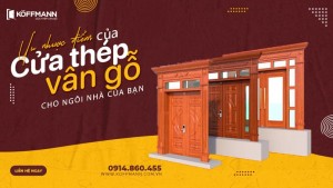 Ưu nhược điểm của cửa thép vân gỗ: Tìm hiểu mọi chi tiết!