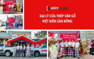 Đại lý cửa thép vân gỗ Koffmann Việt Kiên Lâm Đồng