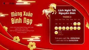 thông báo lịch nghỉ tết koffmann