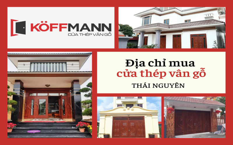 Địa chỉ mua cửa thép vân gỗ Thái Nguyên chính hãng | Koffmann