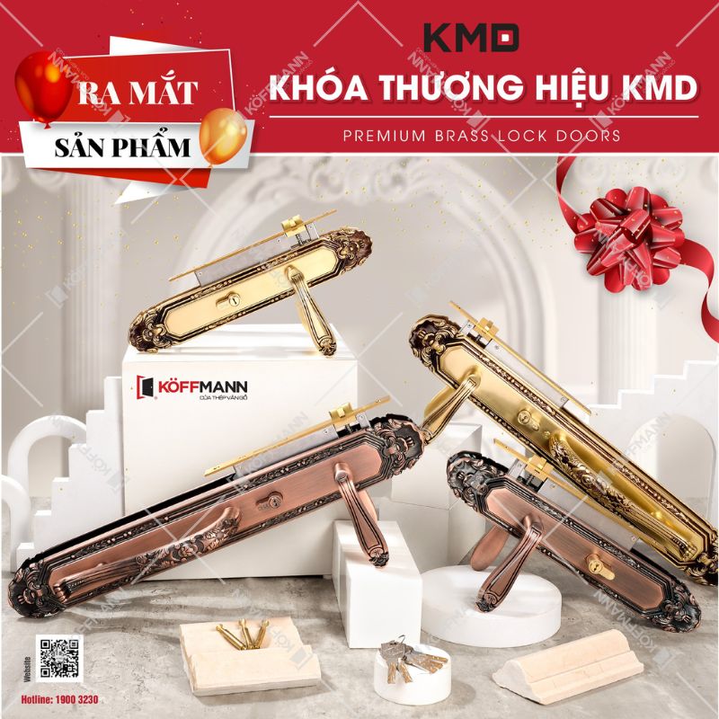 Khóa cửa thương hiệu KMD