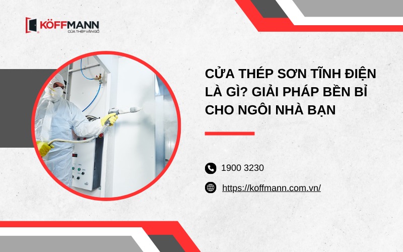 Cửa thép sơn tĩnh điện