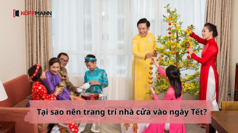 tai sao nen trang tri nha cua vao ngay tet