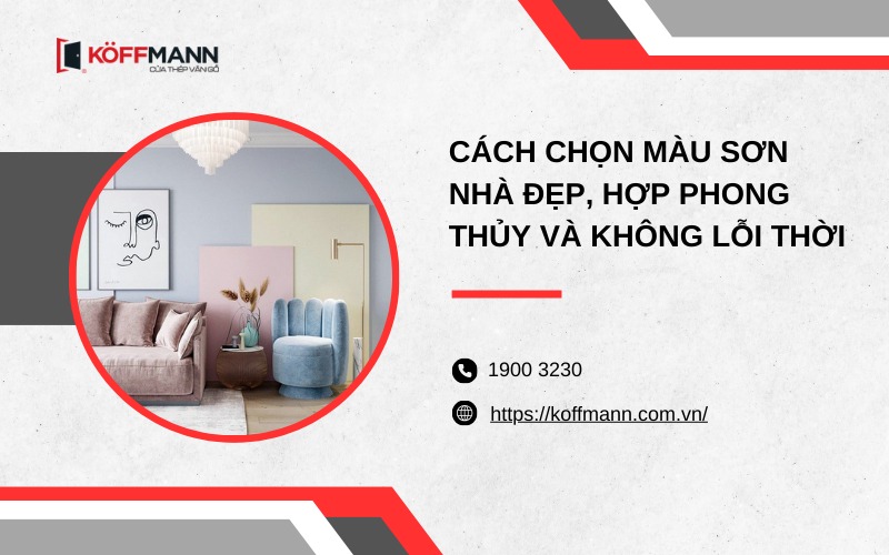 Cách chọn màu sơn nhà