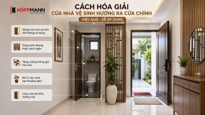 7 cach hoa giai cua nha ve sinh huong ra cua chinh