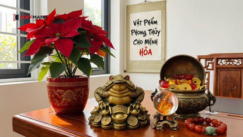 vat pham phong thuy cho nguoi menh hoa