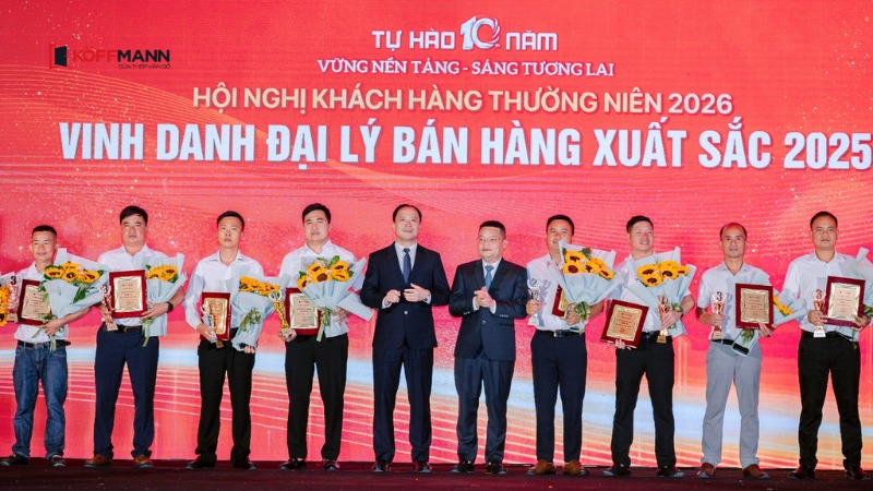 koffmann vinh danh cac dai ly ban hang xuat sac nam 2025