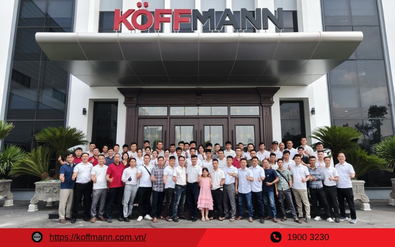 Koffmann tổ chức tham quan nhà máy và tìm hiểu sản phẩm lần 1