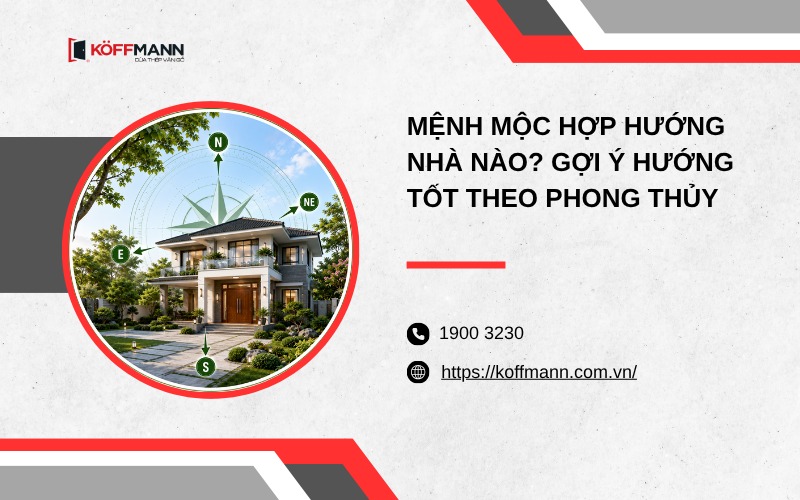 Mệnh Mộc hợp hướng nhà nào? Gợi ý hướng tốt theo phong thủy