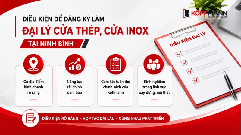 dieu kien de dang ky lam dai ly cua thep cua inox tai ninh binh