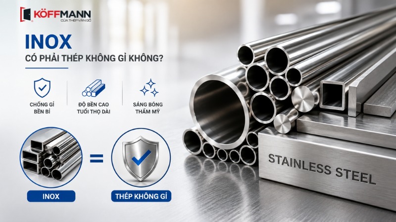 inox co phai thep khong gi khong