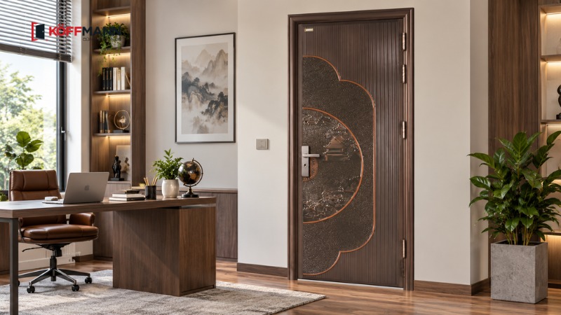 mau cua inox classic 1 canh koffmann