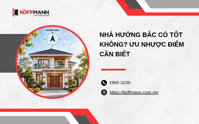 Nhà hướng Bắc có tốt không? Ưu nhược điểm cần biết