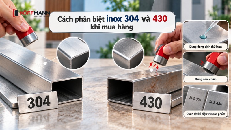 cach phan biet inox 304 va 430 khi mua hang