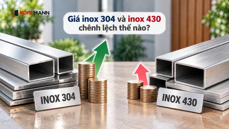gia inox 304 va inox 430 chenh lech the nao